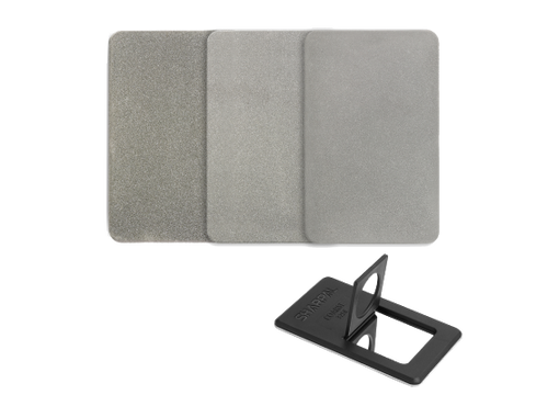 Credit Card Size Diamond Sharpening Stone Coarse / Fine / Extra-Fine