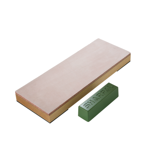 Leather Honing Strop with Compound   200 x 75 mm