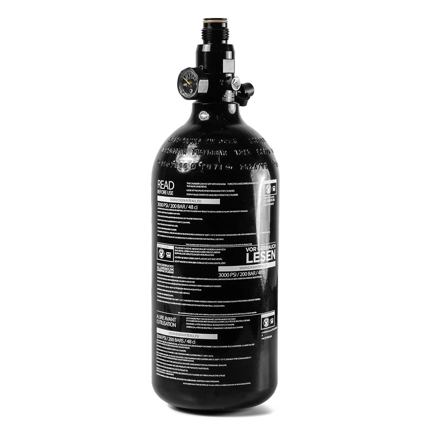 Aluminium HPA Tank 0.8L