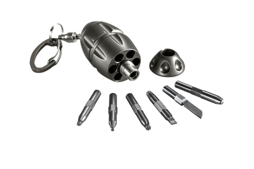 Eggie keychain - Gray titanium