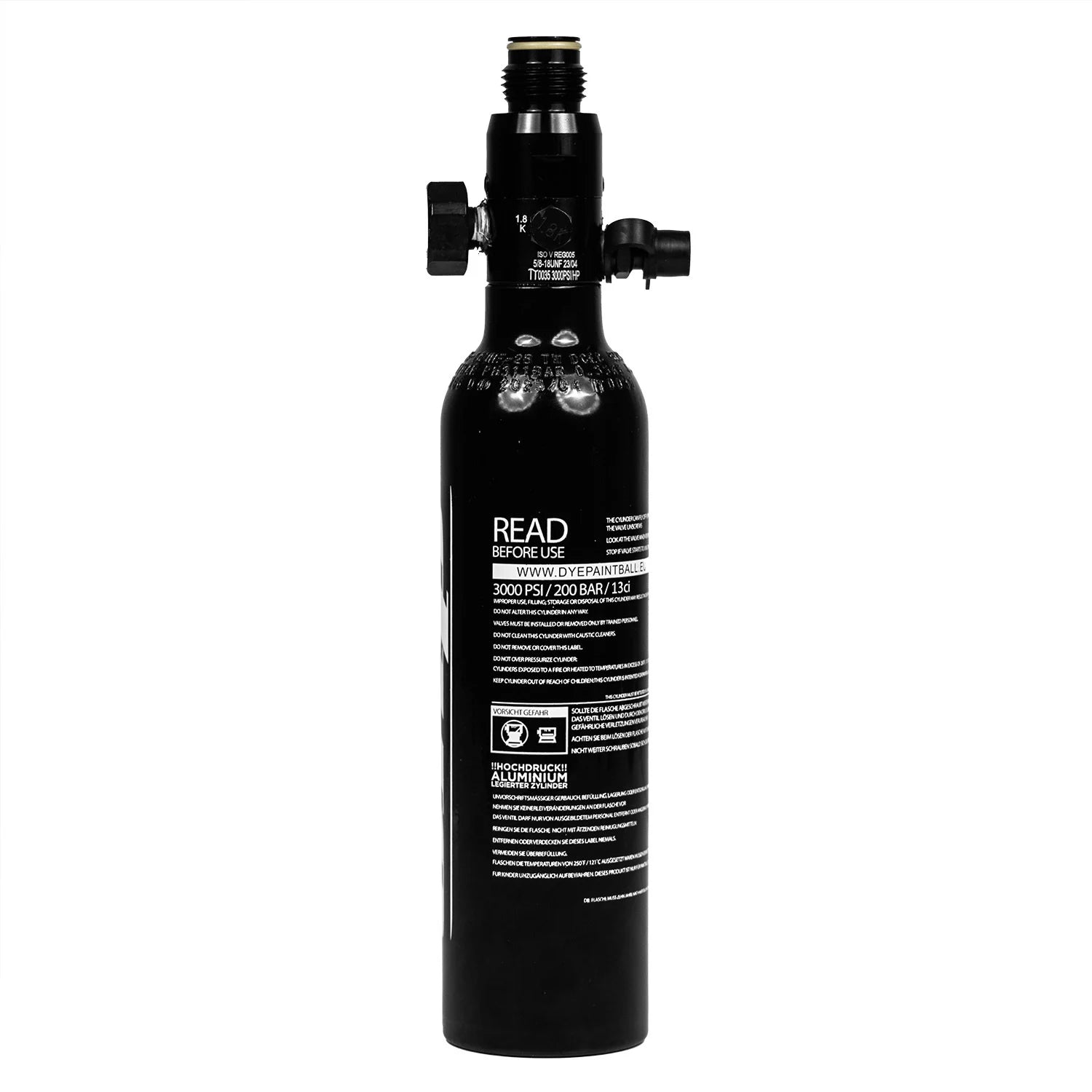 Aluminium HPA Tank 0.2L