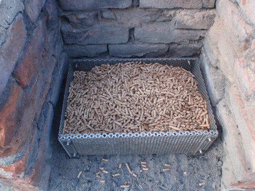 PELLET BURNING FIREBOX
