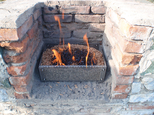 PELLET BURNING FIREBOX